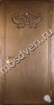 Металлическая дверь в квартиру с порошковым напылением и ковкой - купить от производителя Мосдвери Металлическая дверь в квартиру с порошковым напылением и ковкой